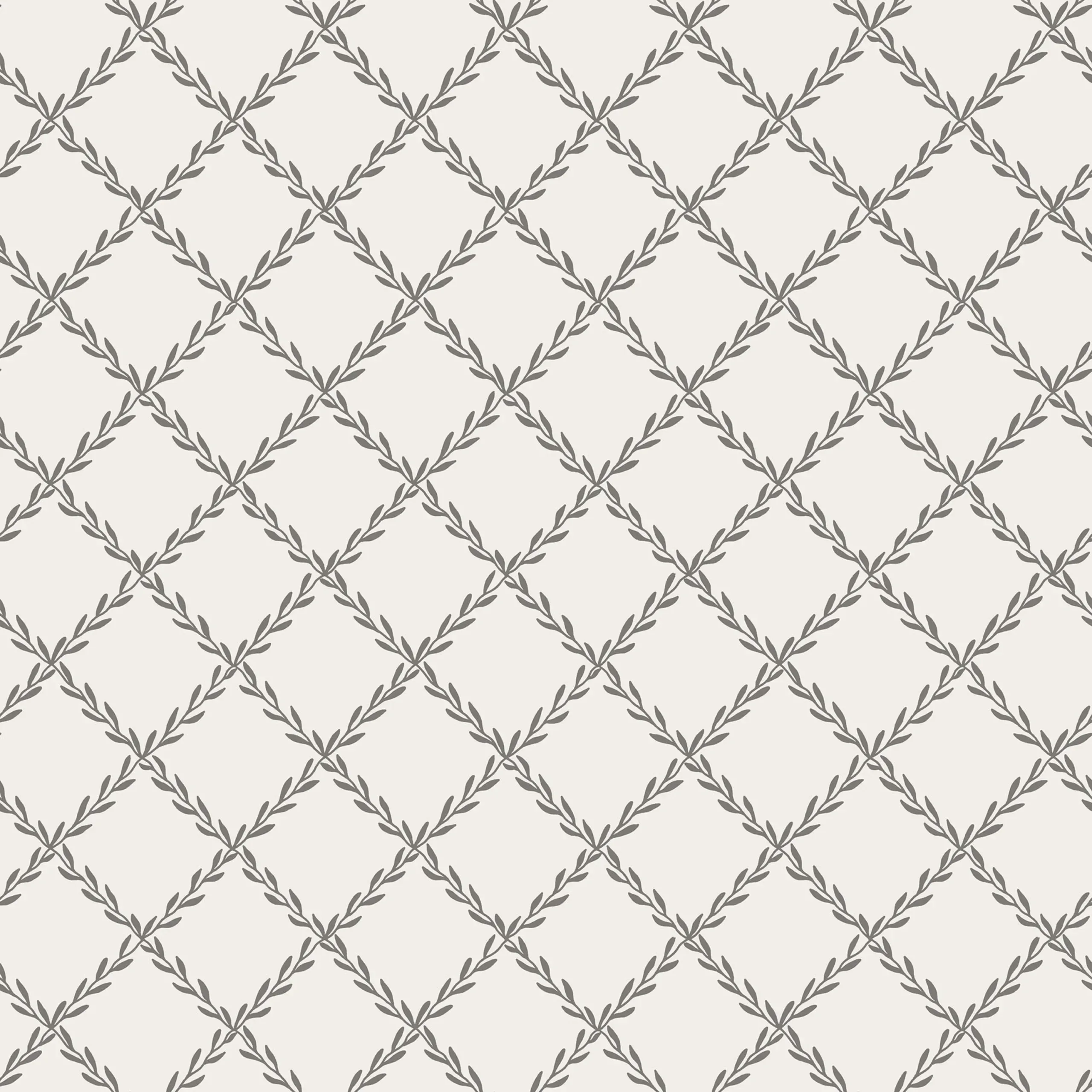 Trellis Graphite Checkered Wallpaper by Sandberg