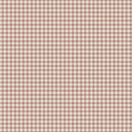 Ruta Terracotta Checkered Wallpaper by Sandberg