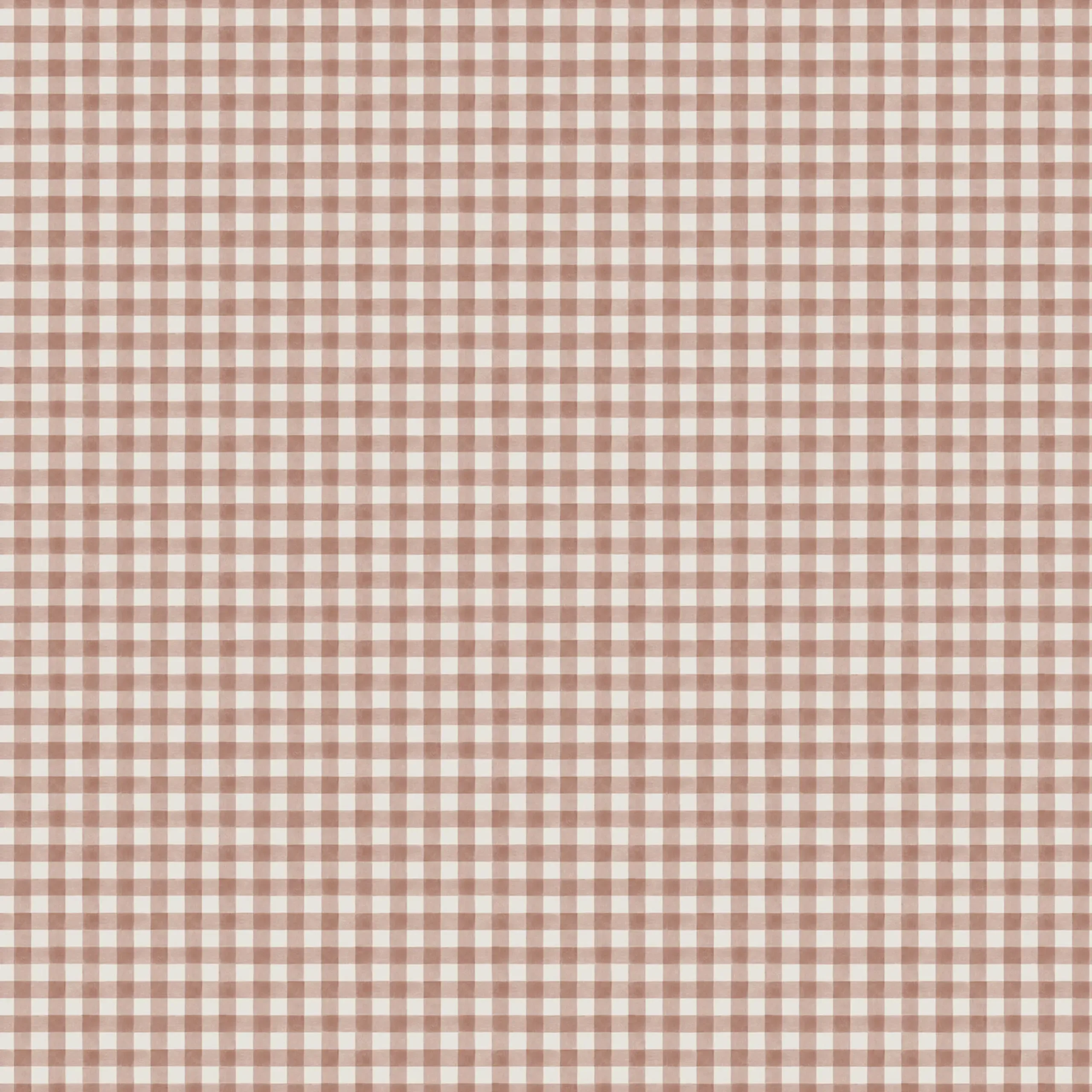 Ruta Terracotta Checkered Wallpaper by Sandberg