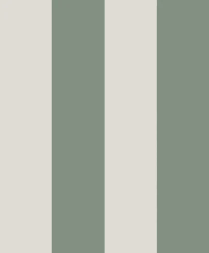 Magnus Forest Green Stripe Wallpaper by Sandberg