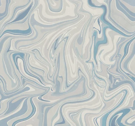 Klint Misty Blue Mural by Sandberg Mons Klint Wallpaper S10350