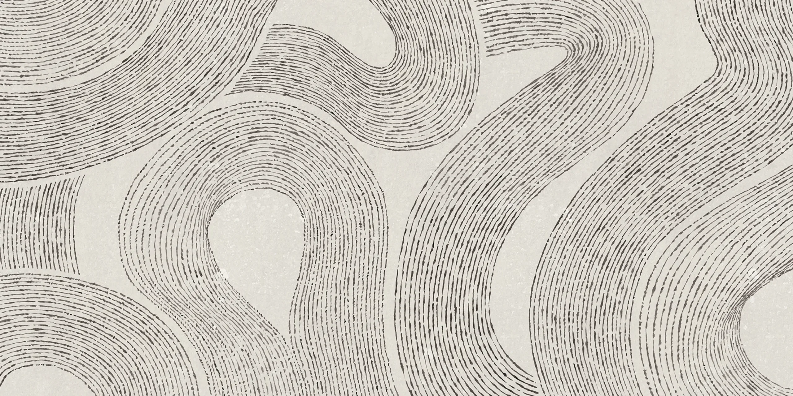 Zen Mural, Graphite Zen Mural, Graphite