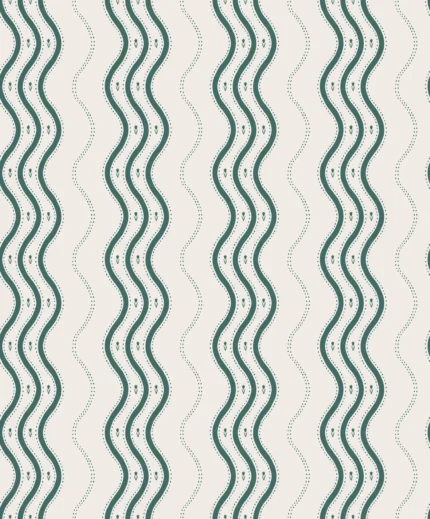 Ben Emerald Stripe Wallpaper by Sandberg