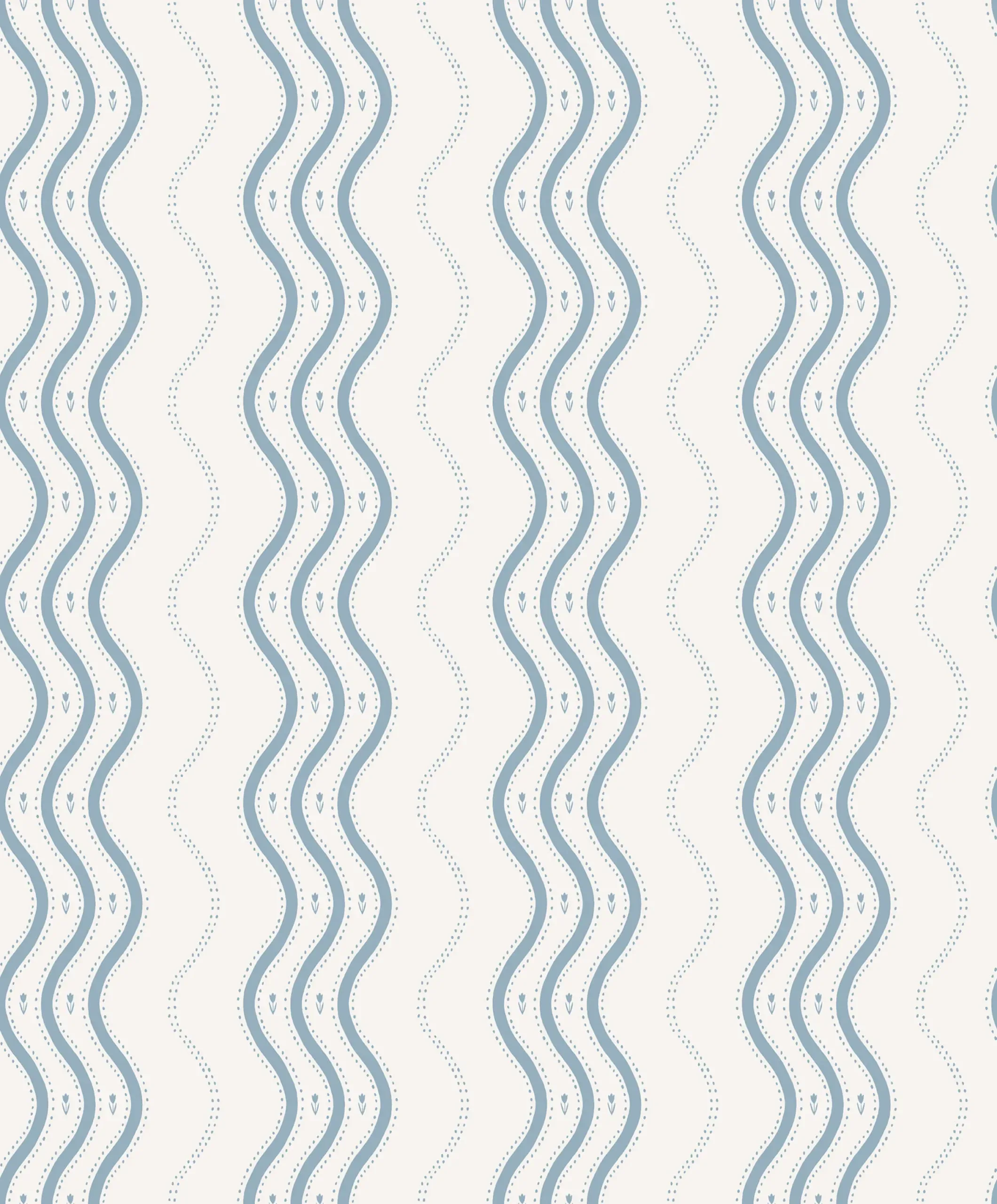Ben Light Blue Stripe Wallpaper by Sandberg