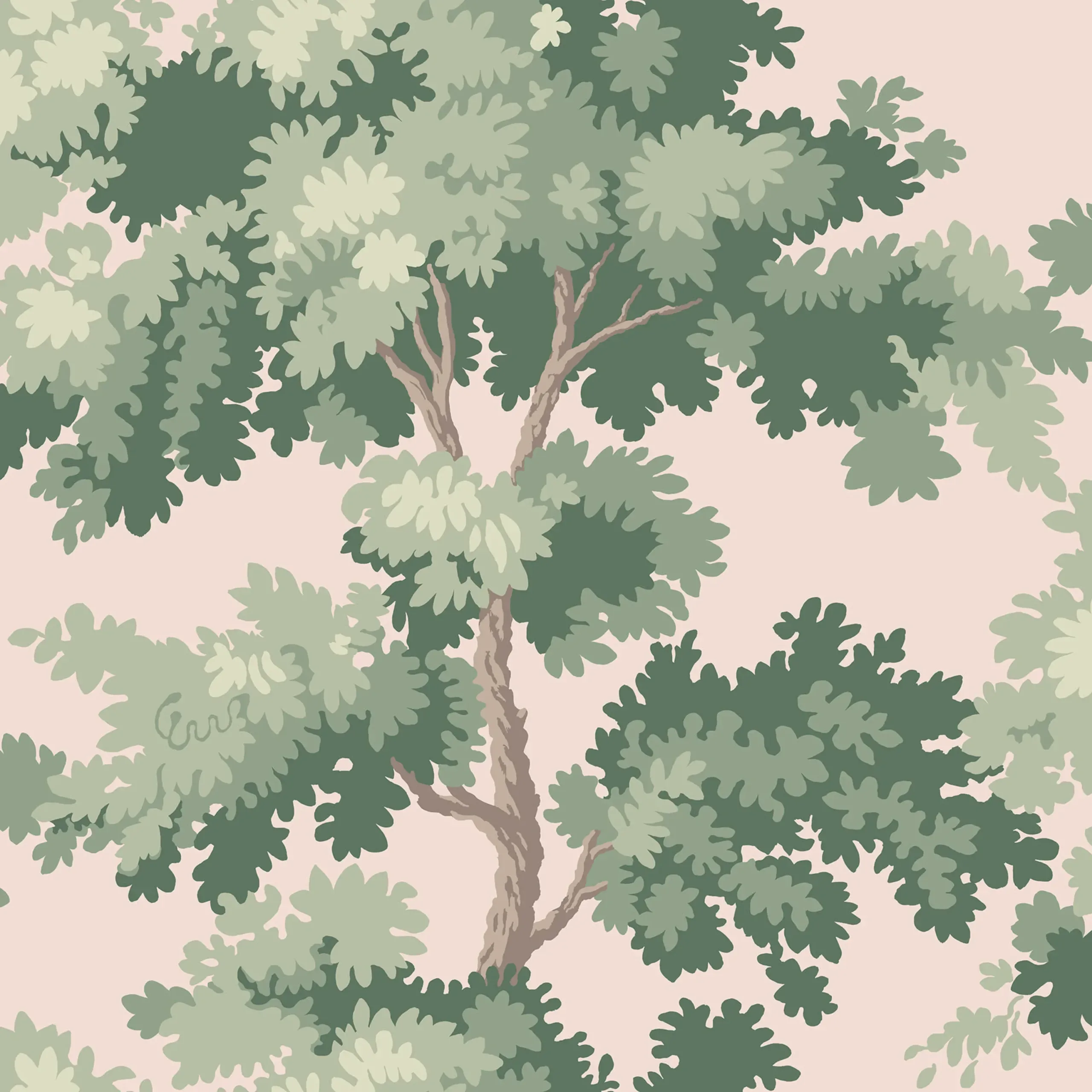 Raphael Pink Botanical Wallpaper by Sandberg