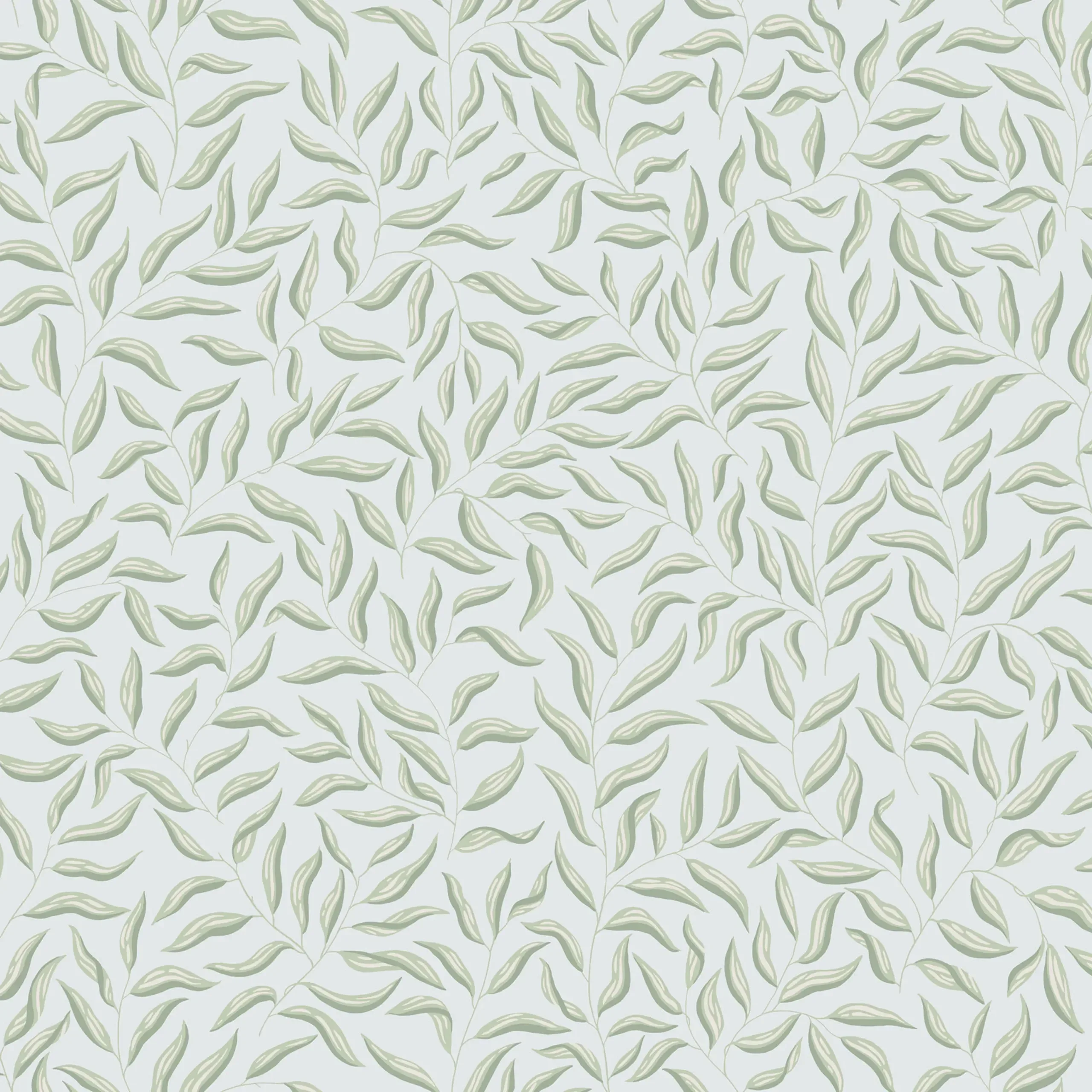 Karolina Light Blue Floral Wallpaper by Sandberg