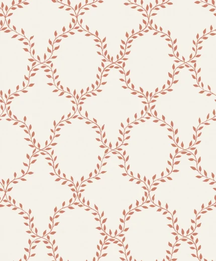 Wilma Red Botanical Wallpaper by Sandberg