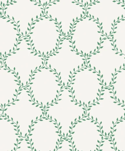 Wilma Green Botanical Wallpaper by Sandberg