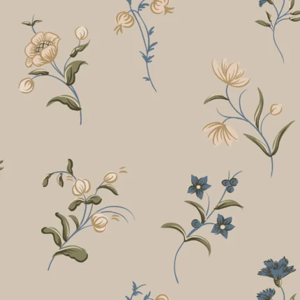 Hanna Clay Floral Wallpaper by Sandberg