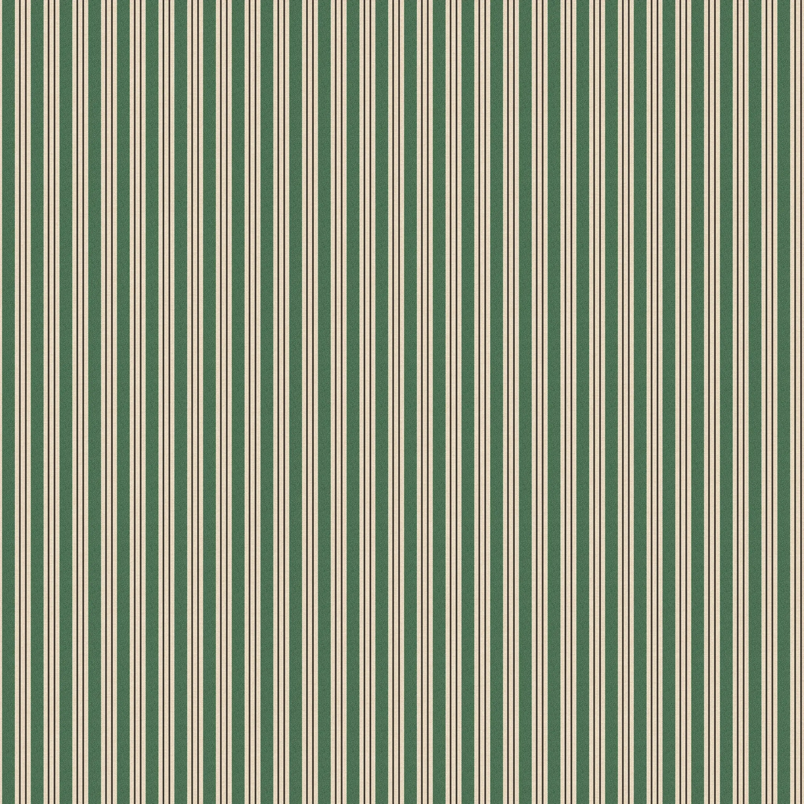 Linn Green Stripe Wallpaper by Sandberg