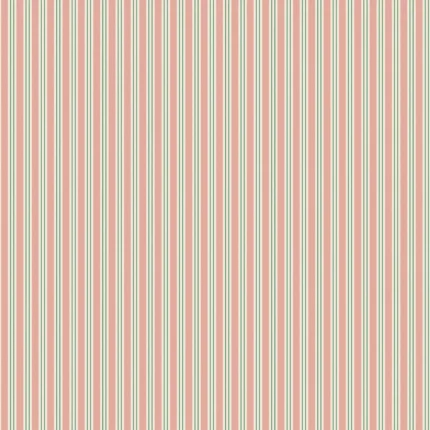 Linn Pink Stripe Wallpaper by Sandberg