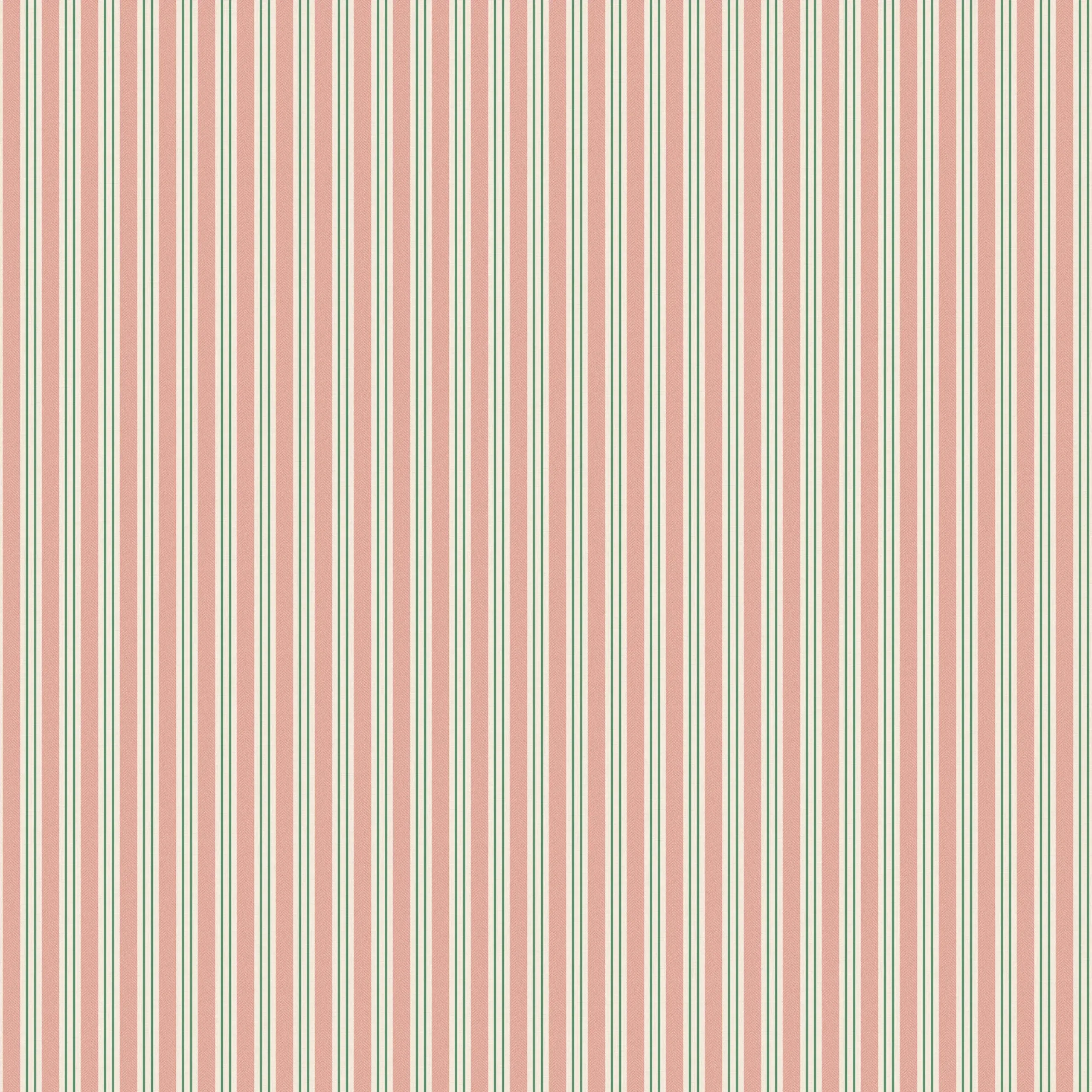 Linn Pink Stripe Wallpaper by Sandberg