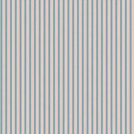 Linn Sky Blue Stripe Wallpaper by Sandberg
