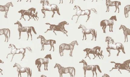 Colette Brown Small Pattern Mural by Sandberg