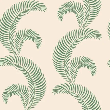 Jasmine Garden Green Botanical Wallpaper by Sandberg
