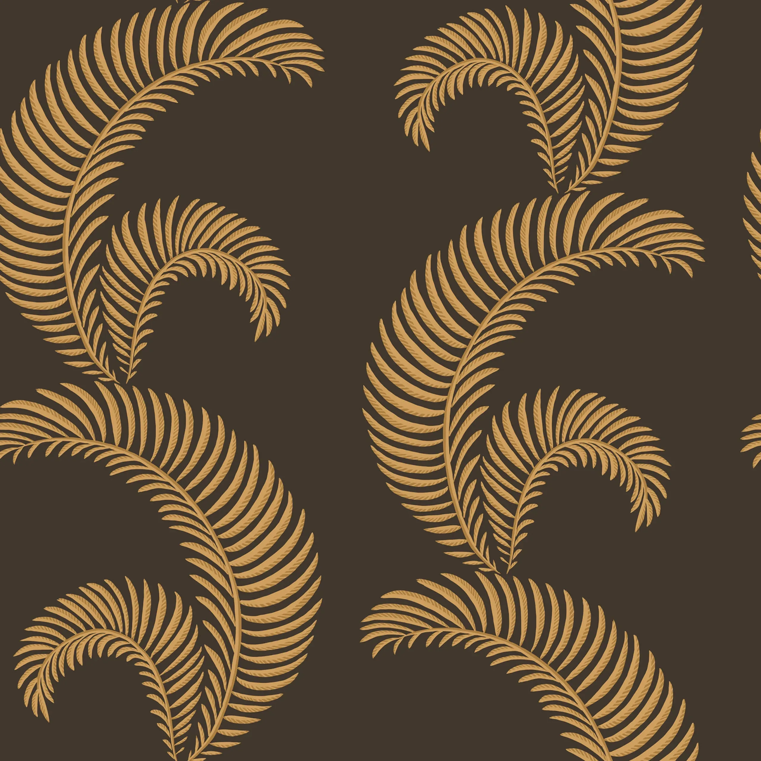 Jasmine Charcoal Botanical Wallpaper by Sandberg