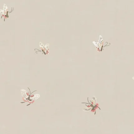 Butterflies Sandstone Playful Wallpaper by Sandberg