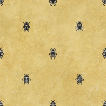 Audrey Honey Small Pattern Wallpaper by Sandberg