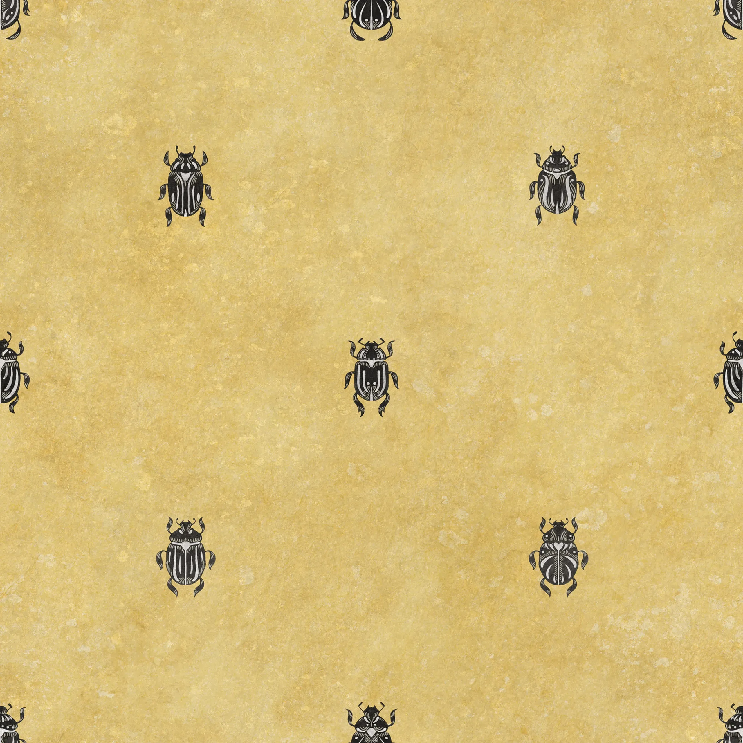 Audrey Honey Small Pattern Wallpaper by Sandberg