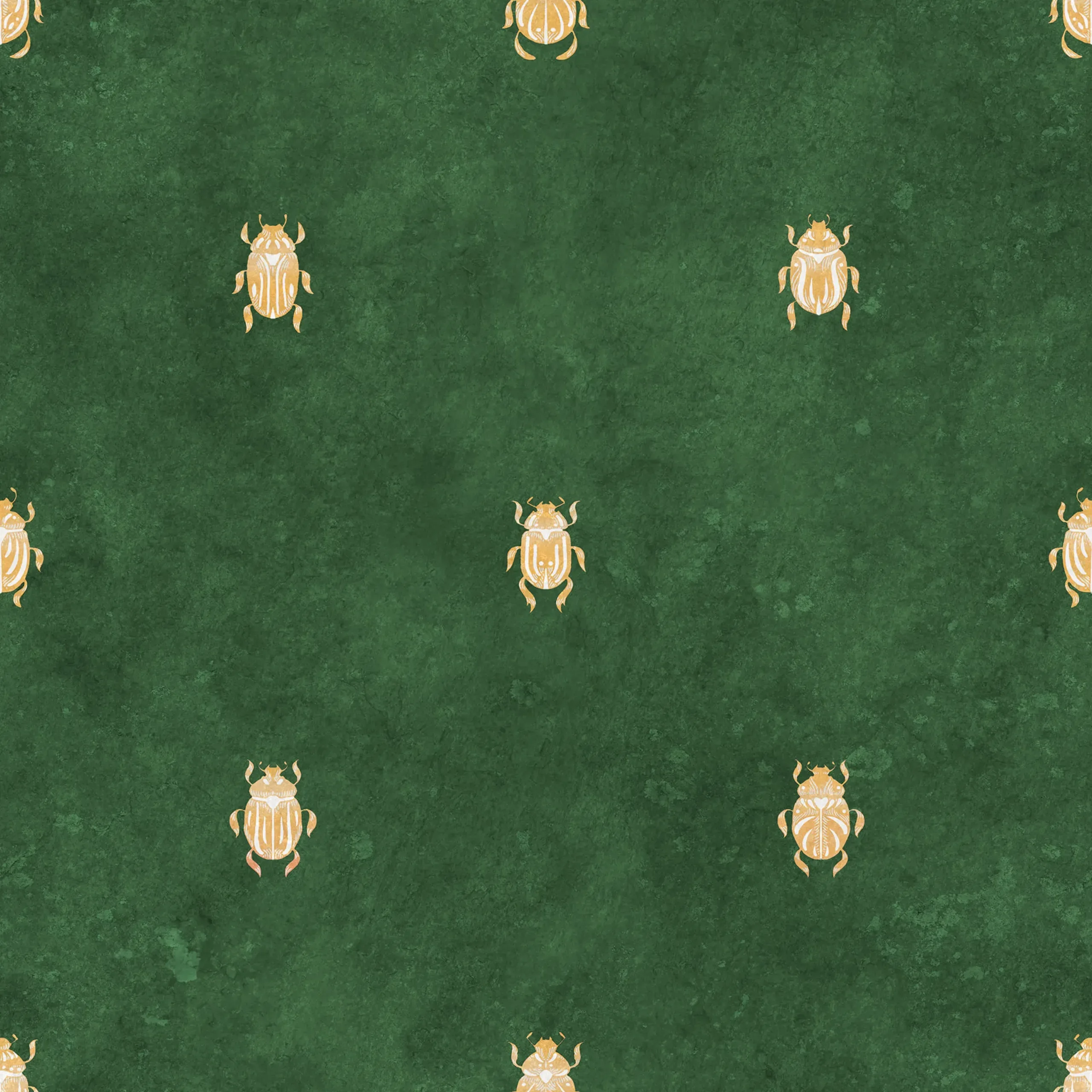 Audrey Dark Green Small Pattern Wallpaper by Sandberg