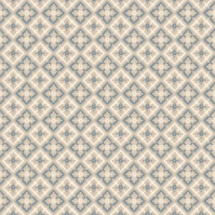 Edvin Indigo Blue Small Pattern Wallpaper by Sandberg