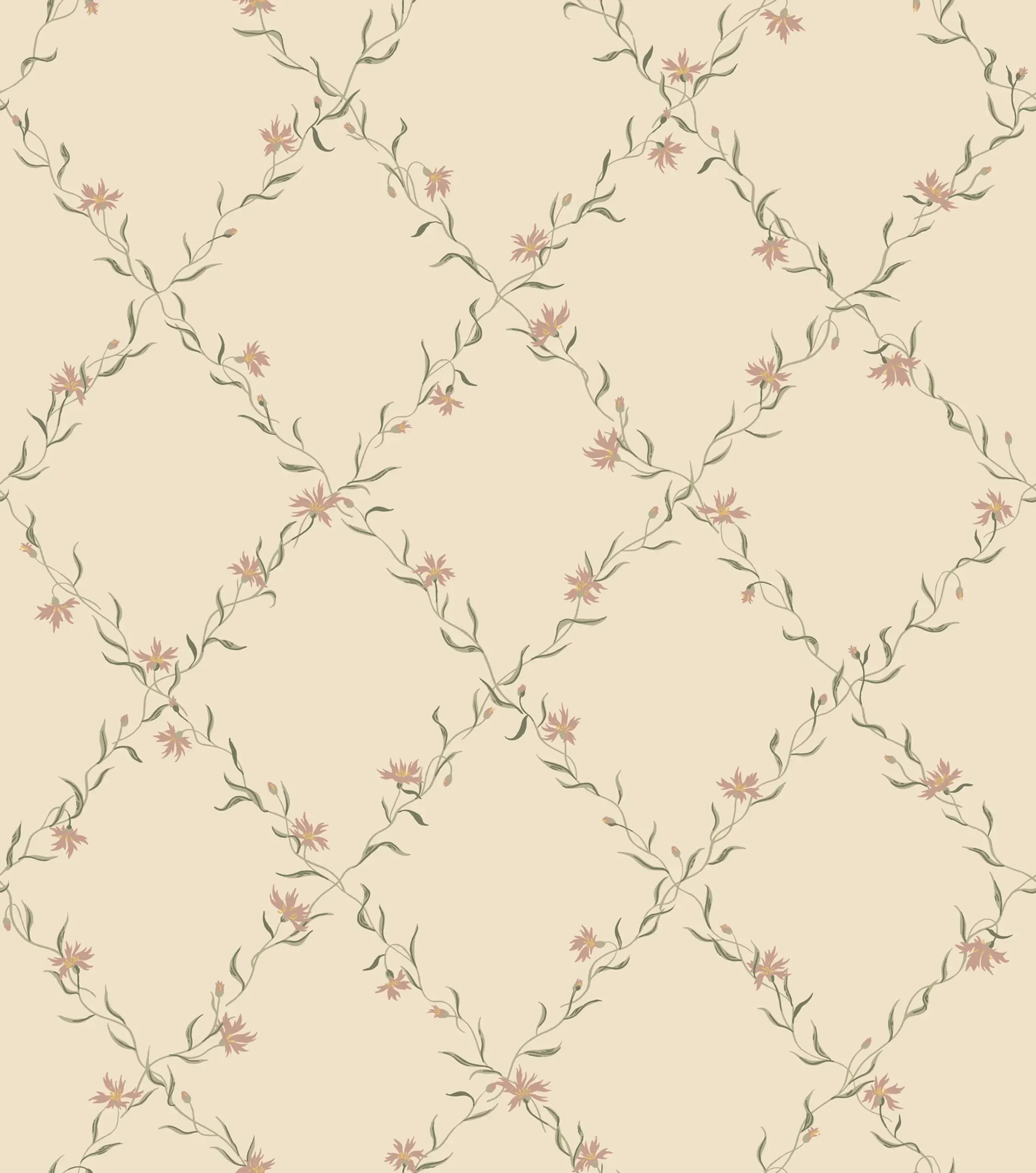 Ewa Dusty Pink Botanical Wallpaper by Sandberg Ewa Dusty Pink Botanical Wallpaper by Sandberg