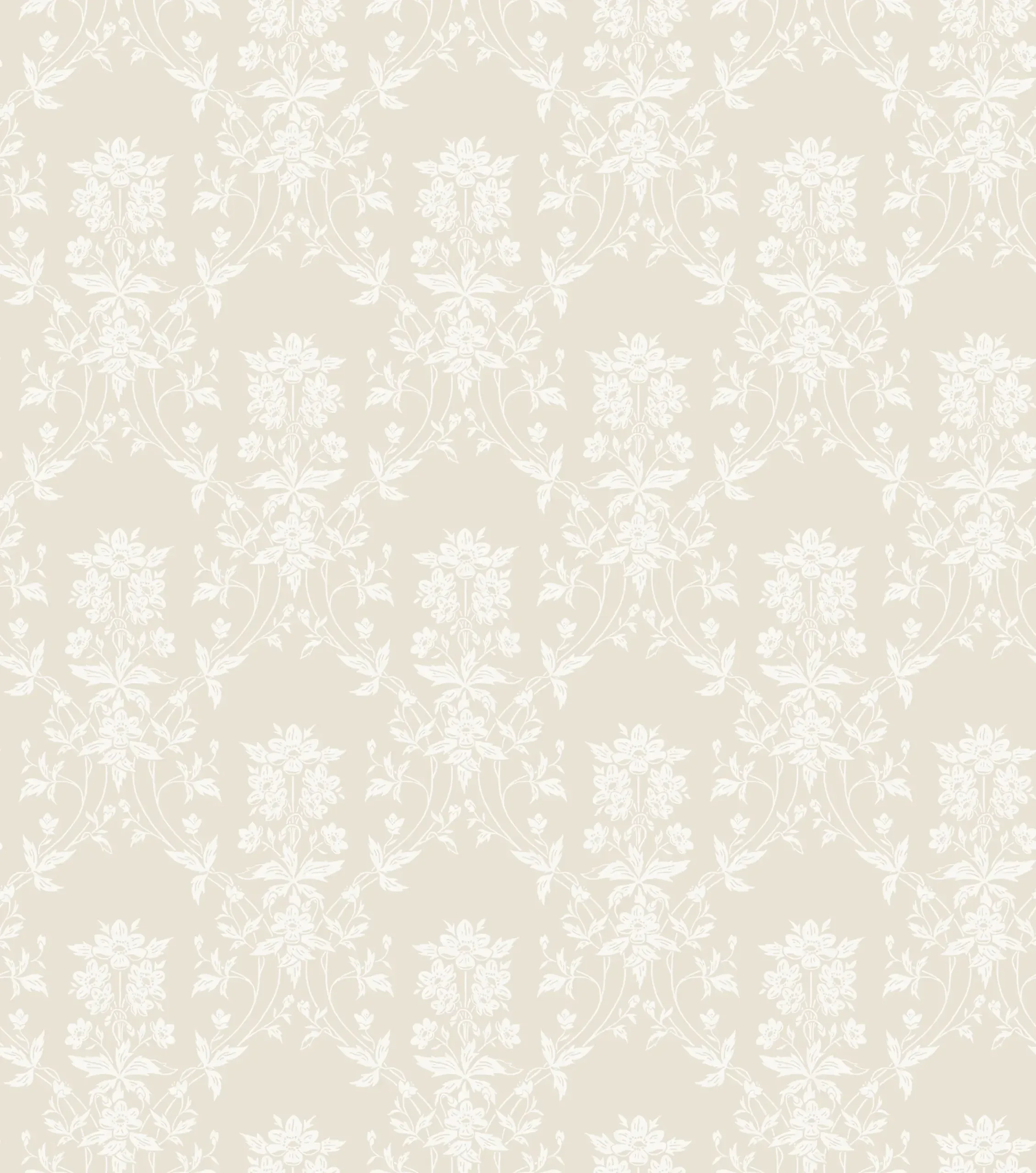 Alva Beige Floral Wallpaper by Sandberg