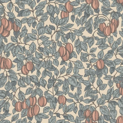 Emrik Blue Botanical Wallpaper by Sandberg