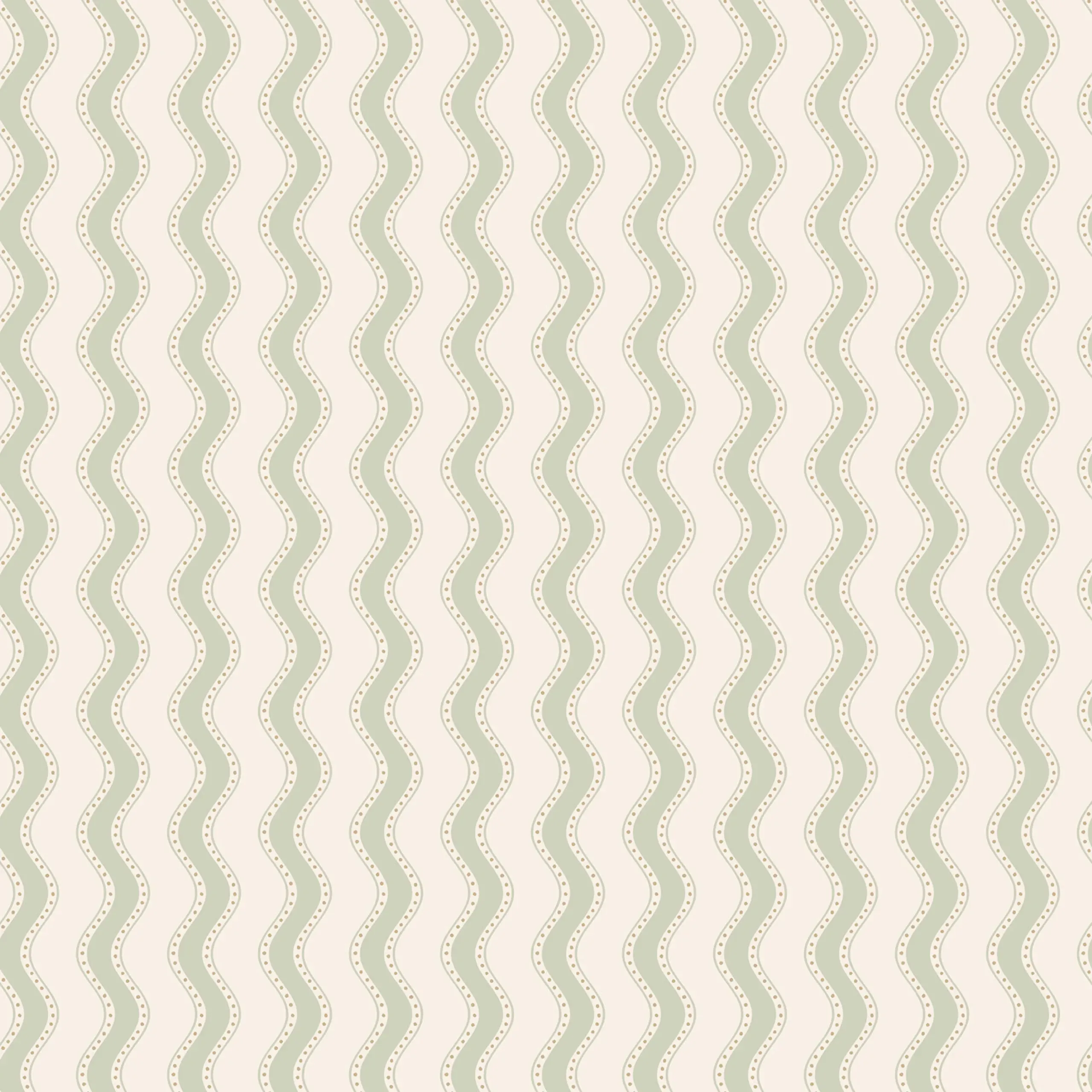 Erik Spring Green Stripe Wallpaper by Sandberg