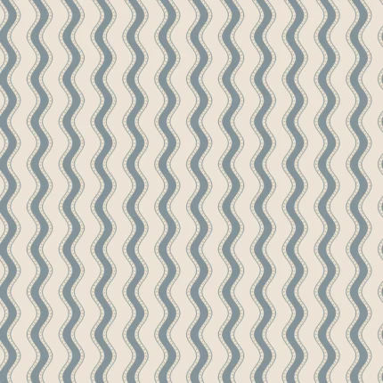 Erik Indigo Blue Stripe Wallpaper by Sandberg