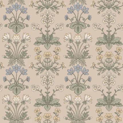 Maj Clay Floral Wallpaper by Sandberg