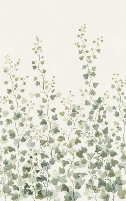 Ivy Green Botanical Mural by Sandberg