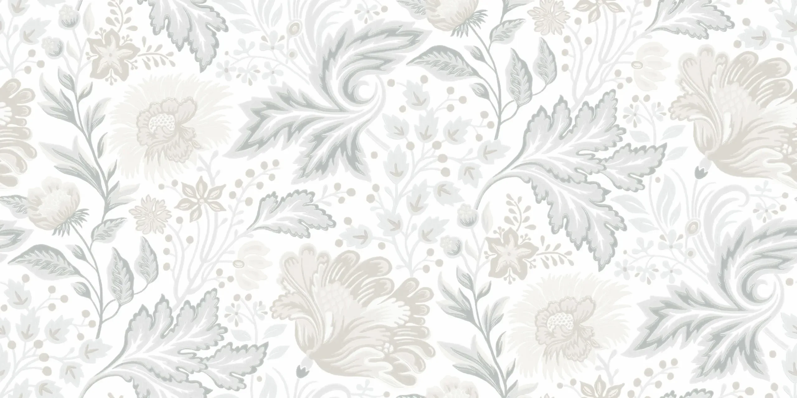 Ava Elvira Pastel Floral Mural by Sandberg