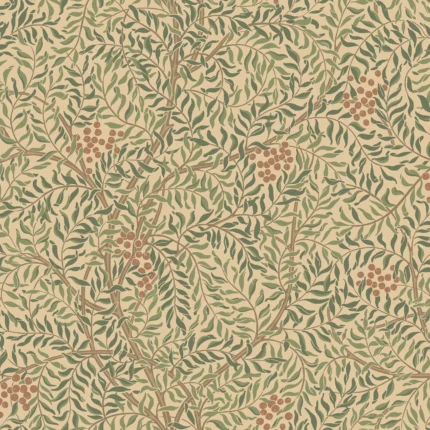 Simon Garden Green Leaf Wallpaper by Sandberg
