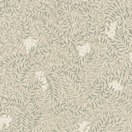Simon Sandstone Leaf Wallpaper by Sandberg