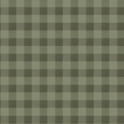 Harry Forest Green Checkered Wallpaper by Sandberg