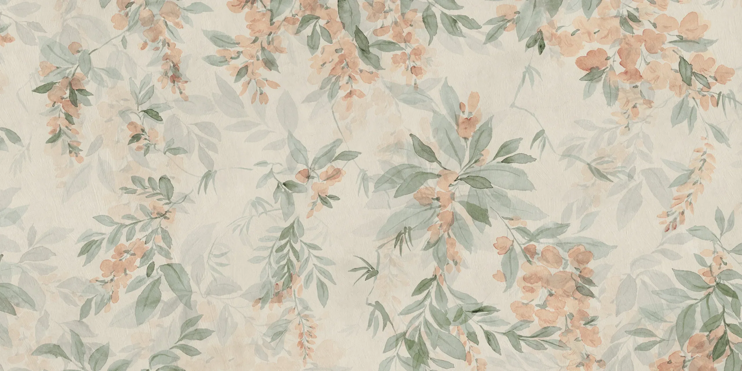 Lovisa Orange Large Pattern Mural by Sandberg Lovisa Orange Large Pattern Mural by Sandberg