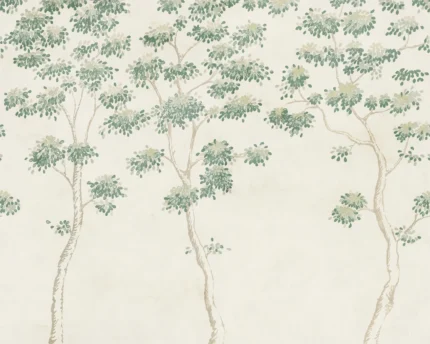 Wilhelm Green Botanical Mural by Sandberg