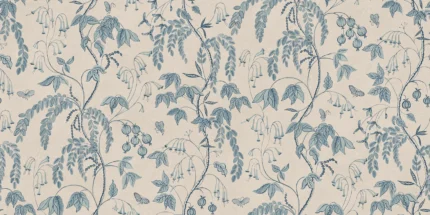 Ottilia Light Blue Botanical Mural by Sandberg