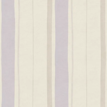 Billie Lilac Stripe Mural by Sandberg