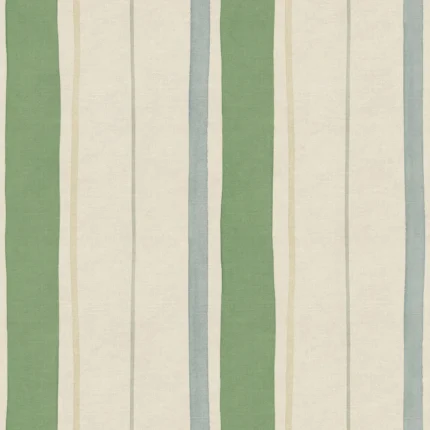 Billie Green Stripe Mural by Sandberg