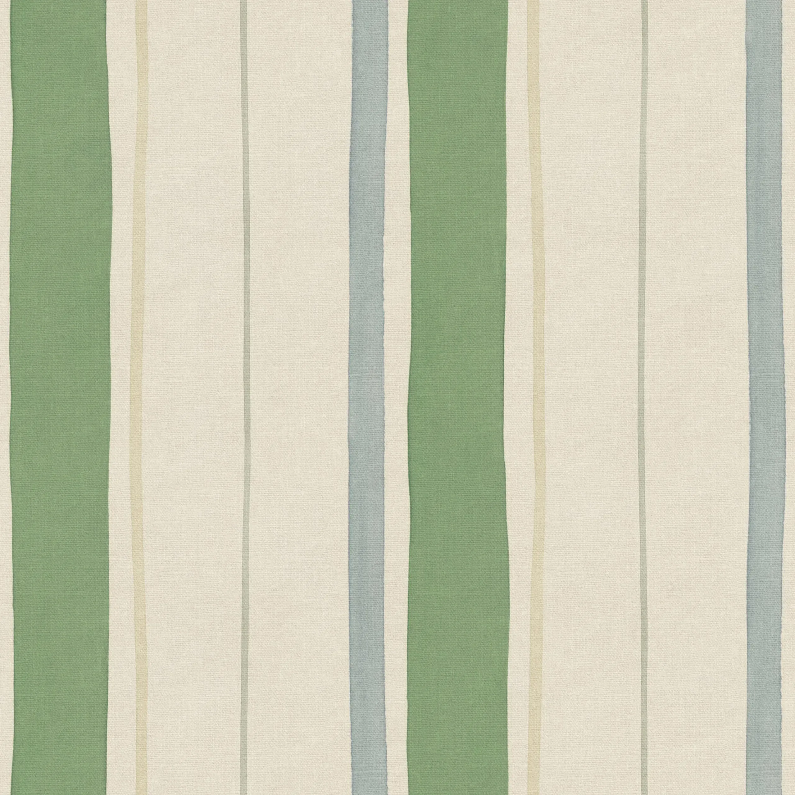 Billie Green Stripe Mural by Sandberg