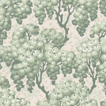 Ragnvi Green Botanical Wallpaper by Sandberg