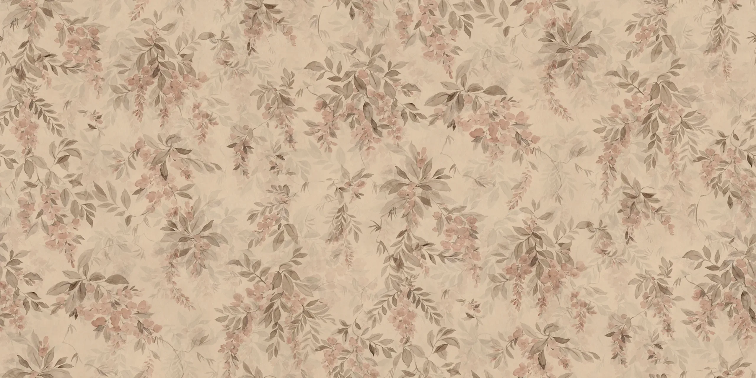 Lovisa Terracotta Large Pattern Mural by Sandberg