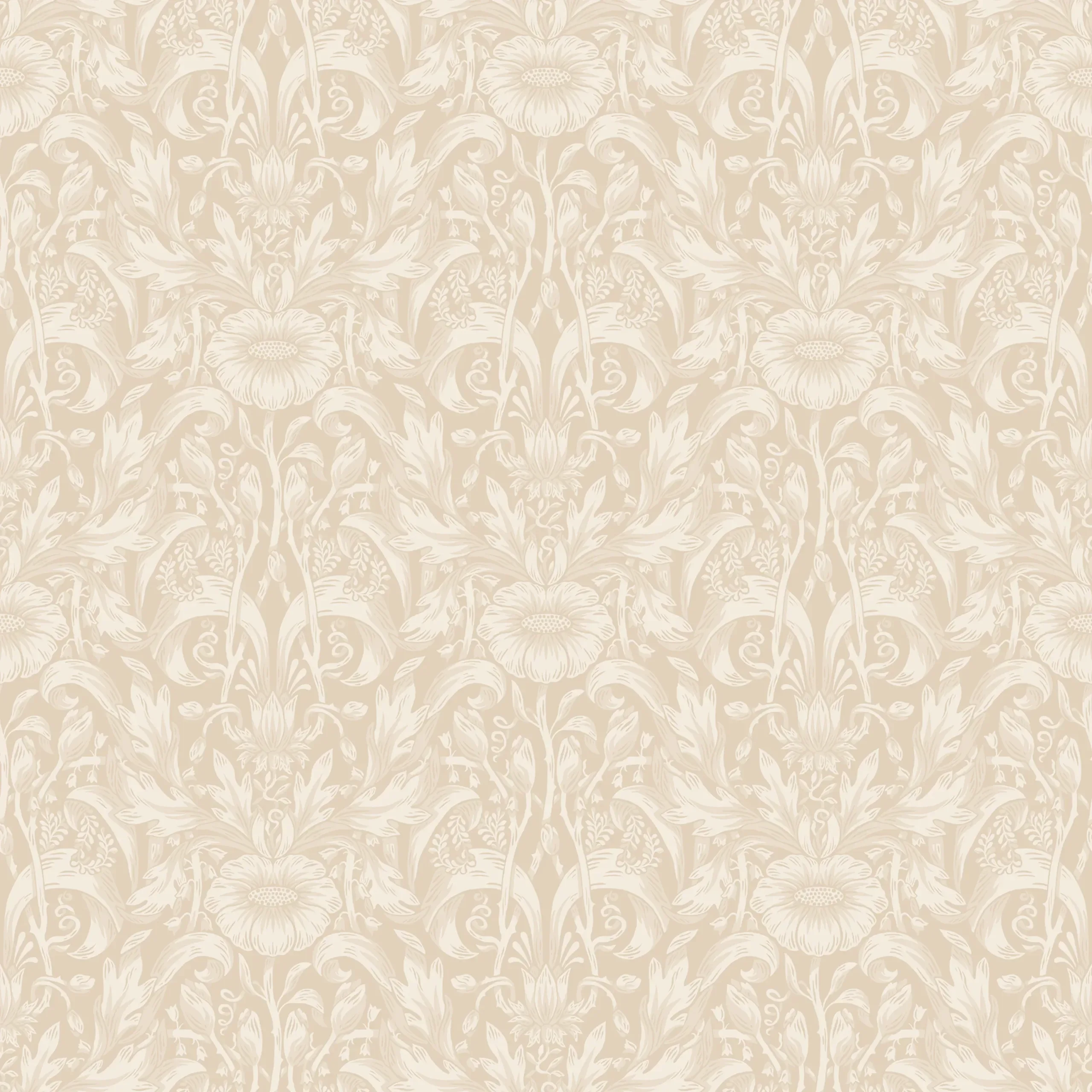 Emil Beige Modern Wallpaper by Sandberg