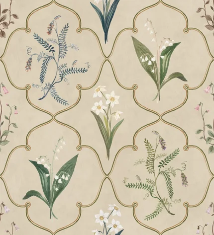 Louise Clay Large Pattern Mural by Sandberg
