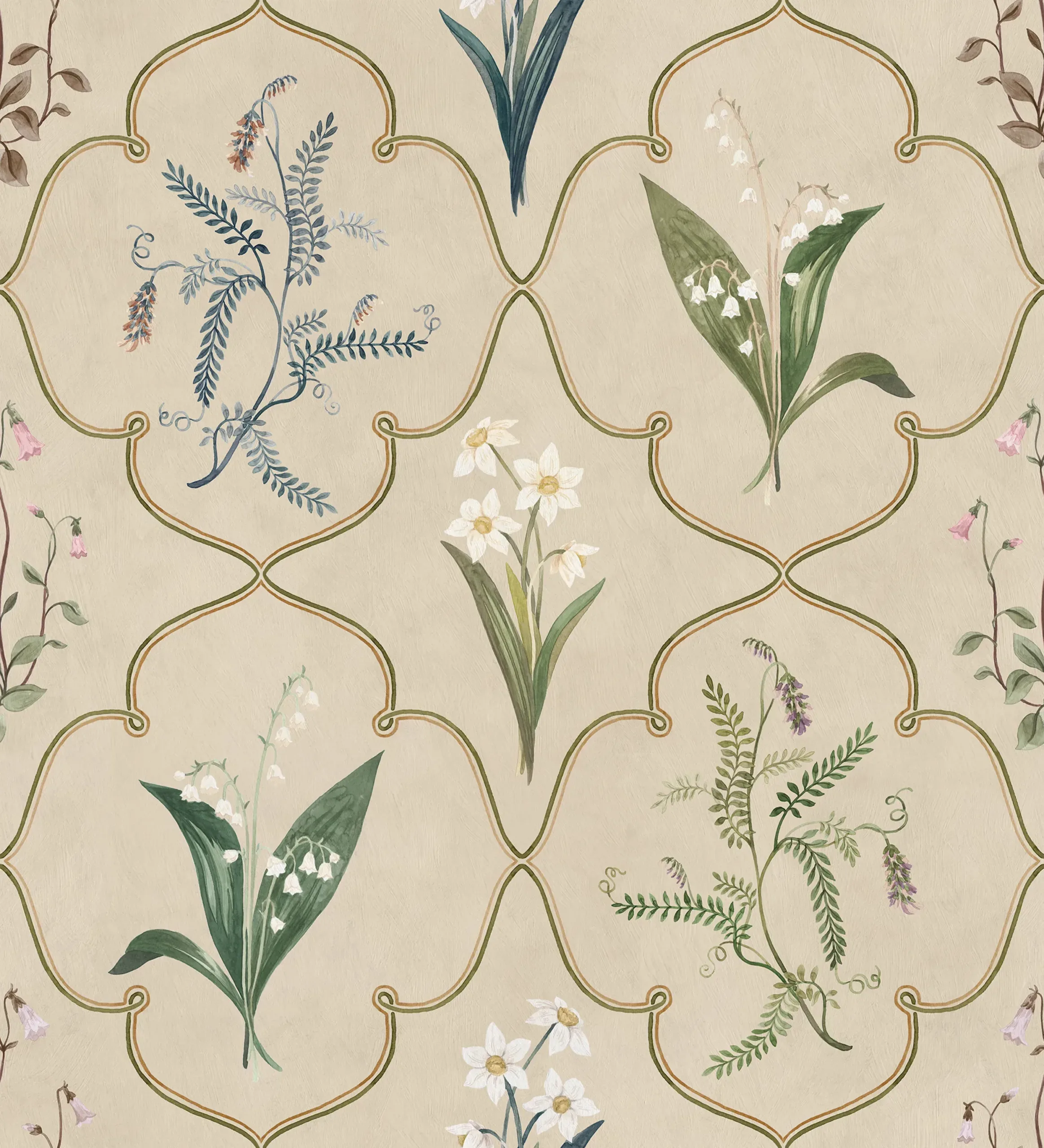 Louise Clay Large Pattern Mural by Sandberg