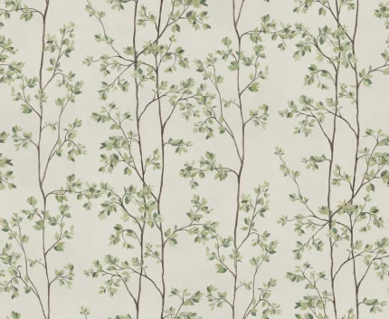 Laura Green Leaf Mural by Sandberg