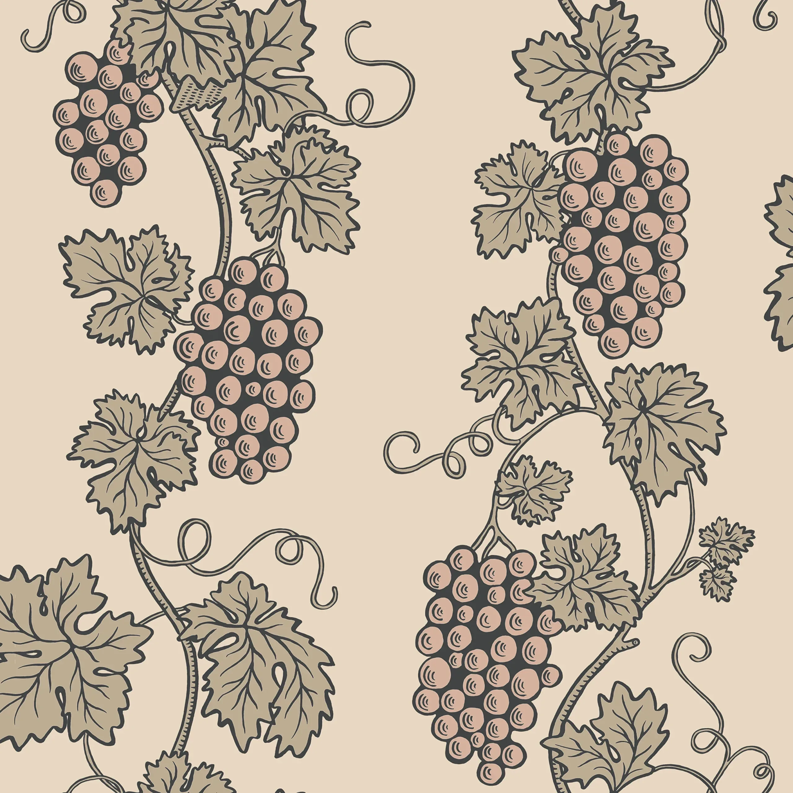 Carla Garden Green Botanical Wallpaper by Sandberg
