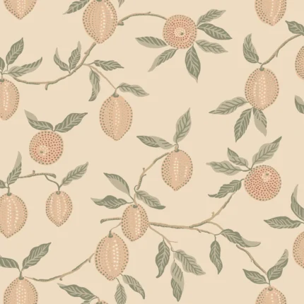 Limone Blush Botanical Wallpaper by Sandberg